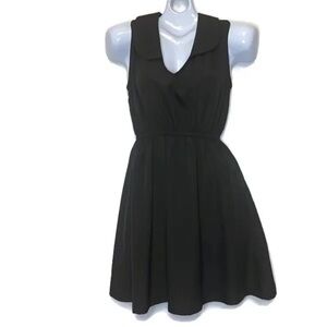 Kardashian Kollection Black Dress S Short Fit & Flair Sleeveless Gothic School